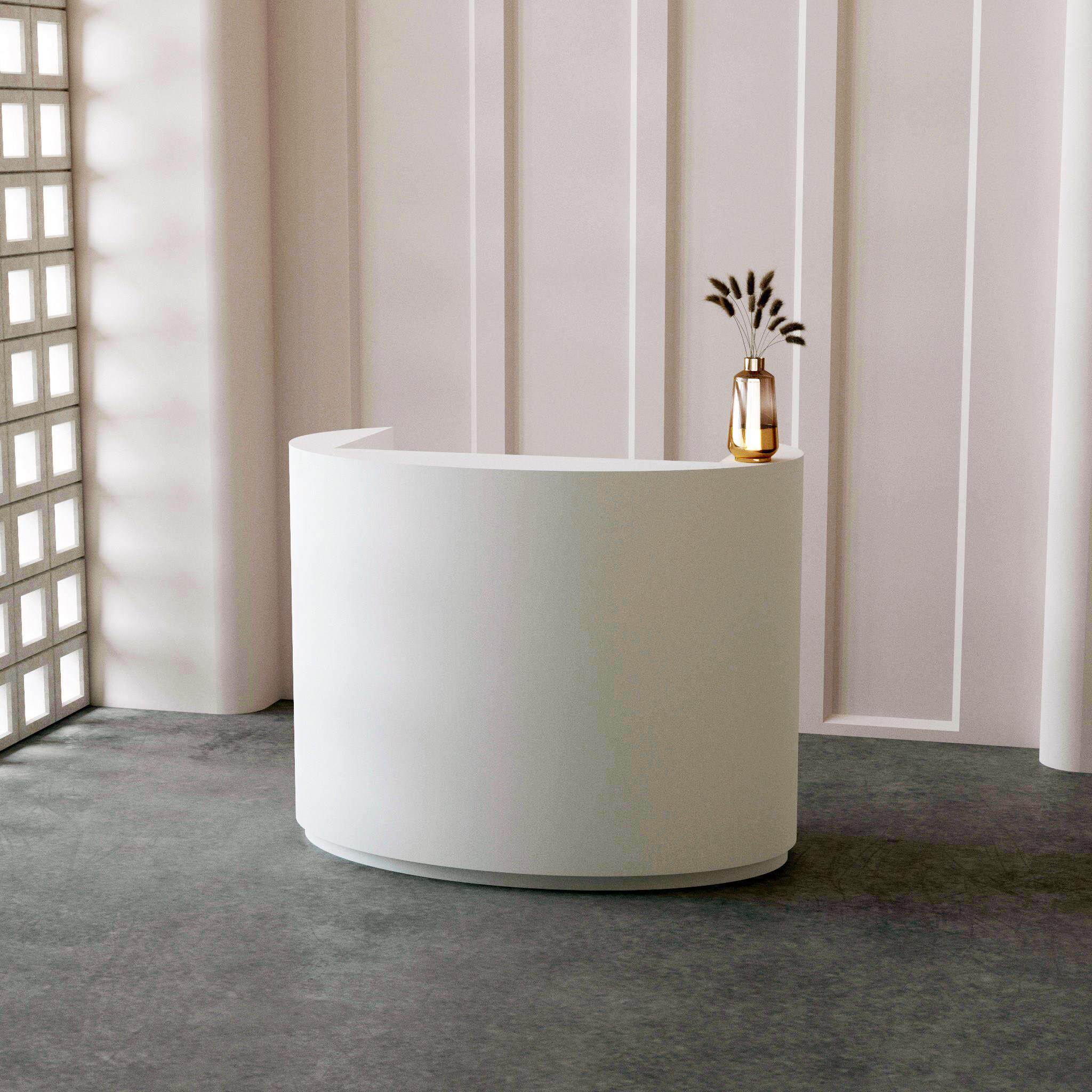 店铺收银柜台小型咨询台展厅服务接待台简约烤漆服装店前台迎宾吧