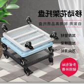 花盆托盘带轮移动座艺万向轮轮承重置nxx2S3Ef物底托滚架铁长方形