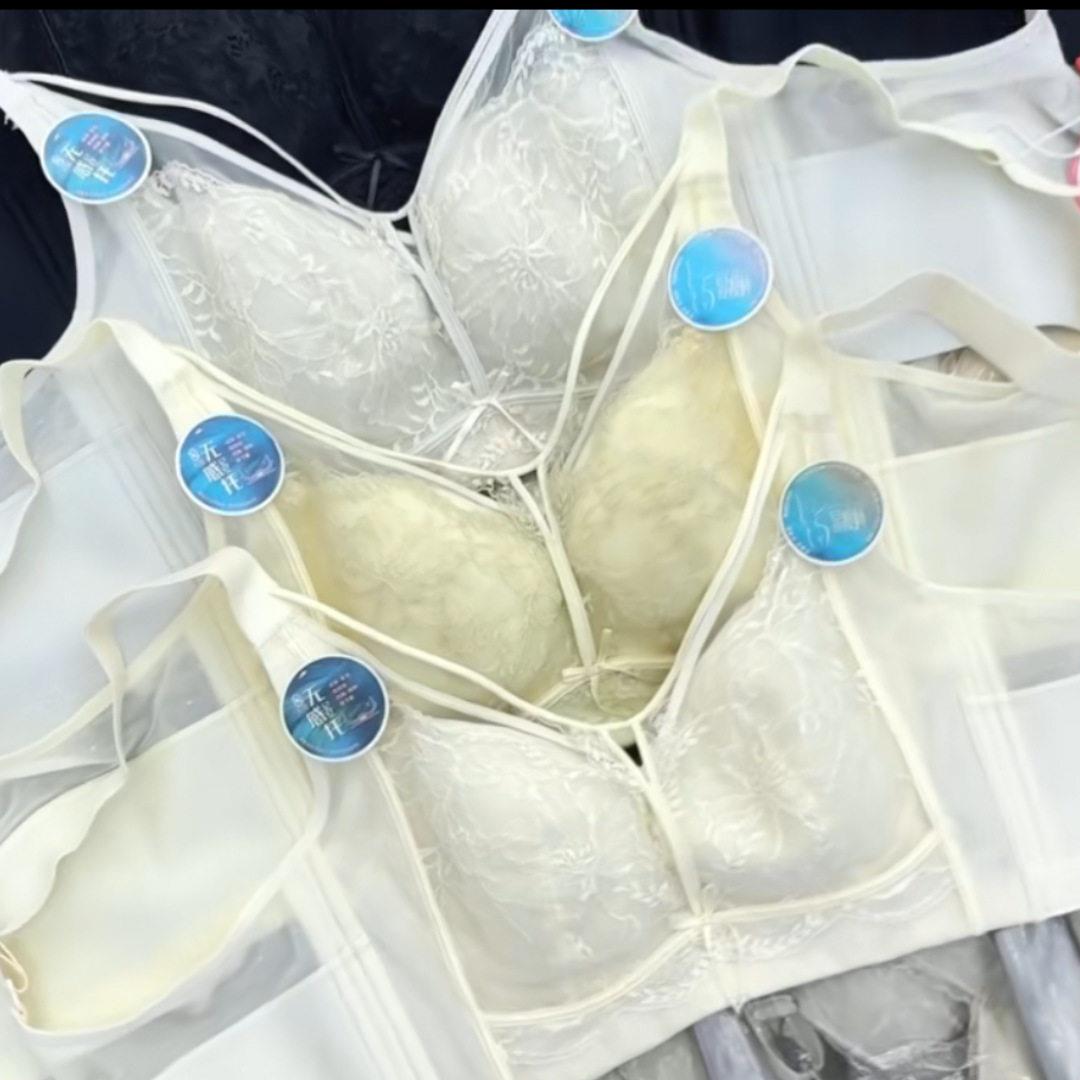 9809大胸CD乳胶杯调整型内衣超薄纸片透气吸湿收副乳文胸罩