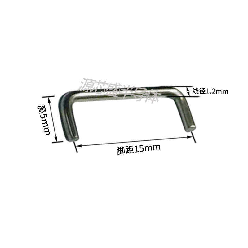 康铜丝跳线电阻 康铜丝1.2mm 脚距15mm LED电源电阻可做锰铜丝