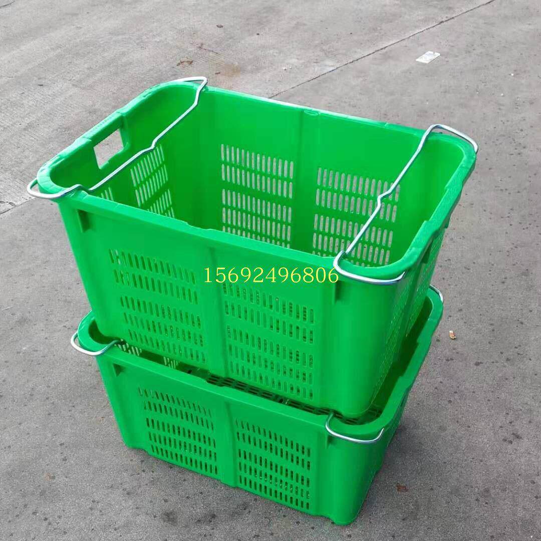 熟胶框筐长方形胶筐塑料萝筐周转筐子蔬菜篮子特大号篓筐水果