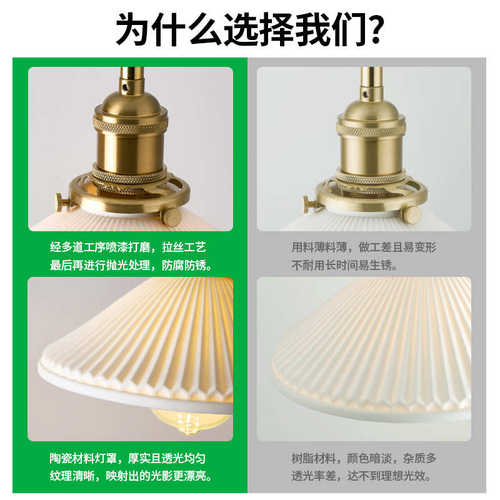 灯走廊百褶裙现代灯灯陶瓷楼梯过道灯led卧室玄关灯饰吸顶灯简约
