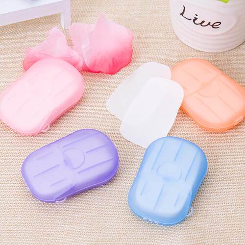 Soap sheets, hand washing soap paper, box-packed, disposable