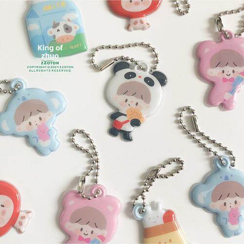 卓大王【阿卓海绵挂件】发泡棉果冻感挂饰拉链装饰钥匙扣ins风