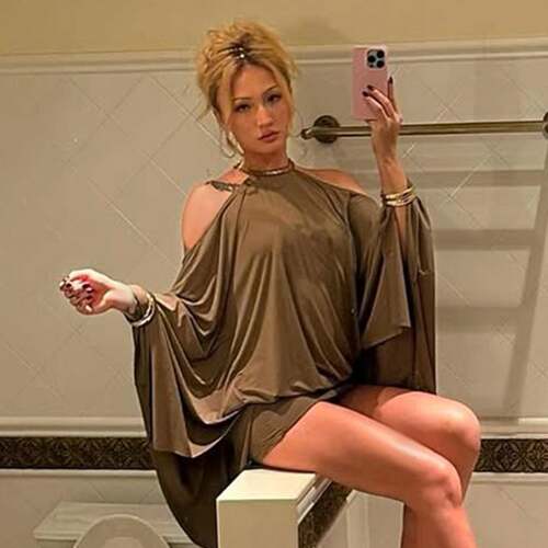 Womens Vintage Butterfly Chain Backless Bodycon Mini Dress