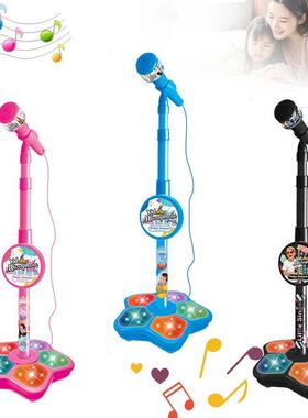 Kids Microphone with Stand Karaoke Song Machine Music Instru