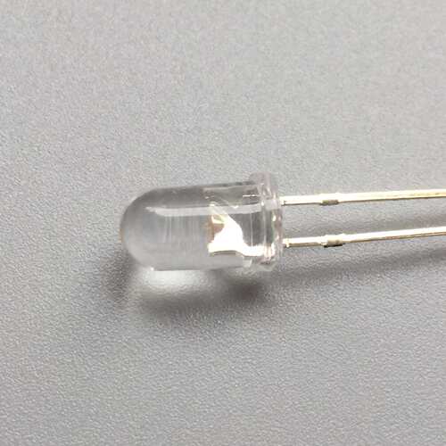 F5呼吸灯暖白色高亮 5MM自闪暖白呼吸灯珠 5毫米渐明渐暗暖白