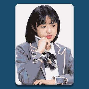 油26x8数字人物涂色手绘手工画画 油画填充制画人像diy定填色照片