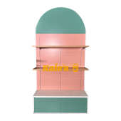 货架 侧挂衣架房子造型衣服陈列架儿童服装 定制童装 店展示架落地式