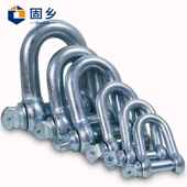 固乡卸扣国标U型吊环起重弓型吊钩U型卡扣镀锌国标起重 U型卸扣M