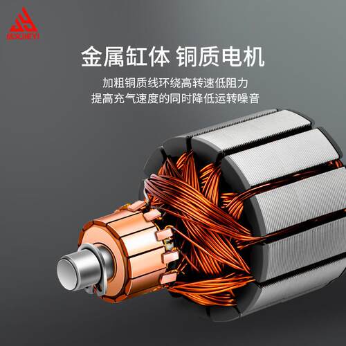 结义车载充气泵双缸小轿车打气泵自动充停充气加气双缸大功率
