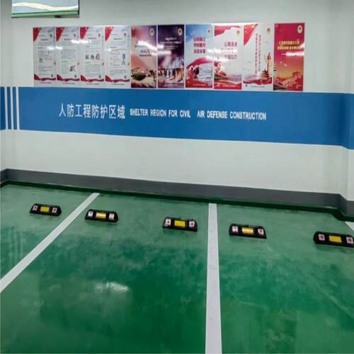 厂家生产浙江新规人防标识牌三类高强贴膜型材车位吊牌