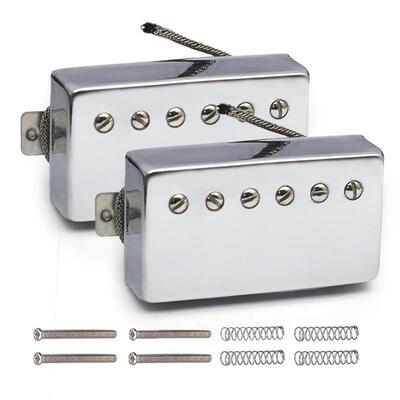 电吉他拾音器EPI电吉他双线圈拾音器Alnico5双联拾音器铬色