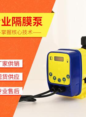 CTD电流信号4-20mA电磁隔膜计量泵污水处理加药泵精准往复式