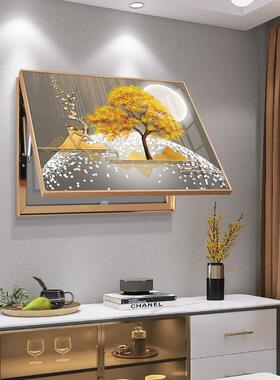 现代轻奢电表箱装饰画 画客厅饭厅配电盒开 关遮挡多媒体箱免打孔