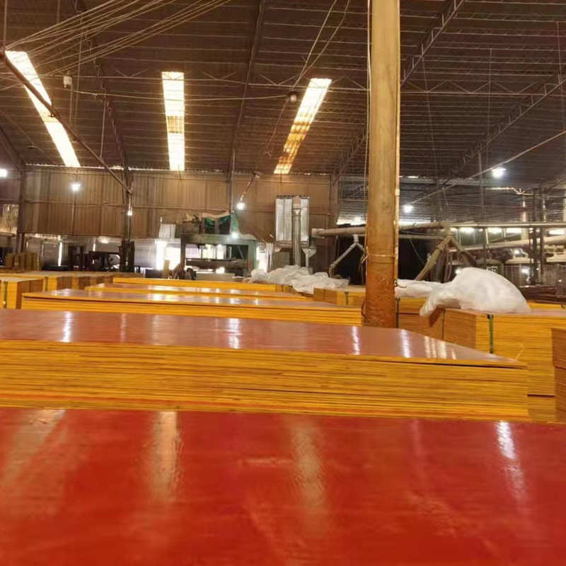 1830建筑*工地模板用桥梁工程红915中高层多层板模板板材临沂工程