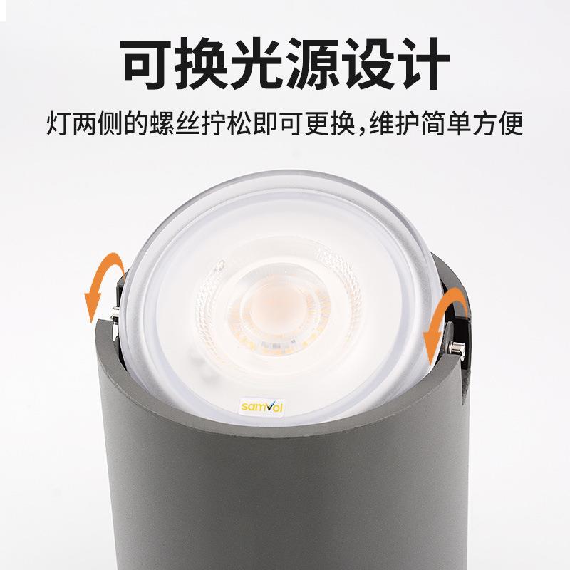 LED防水照树灯投光灯景观花园林射灯地灯草坪射树灯调焦装饰超亮
