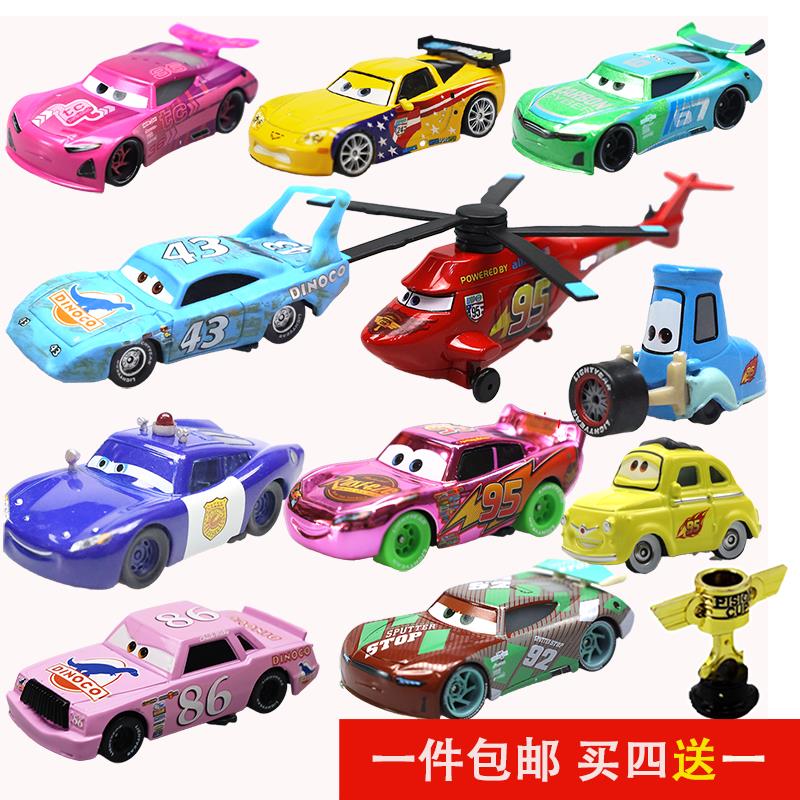 闪电麦昆新款赛车汽车总动员玩具车赛车新一代数字合金车模玩具车