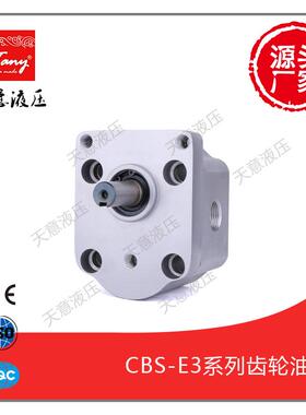 现货双向齿轮油泵CBS-E314 电液推杆中小型工程机械专用增压泵