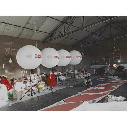 广告光球球印字引气发球pvc 光路支架led球布置灯充气展会 模