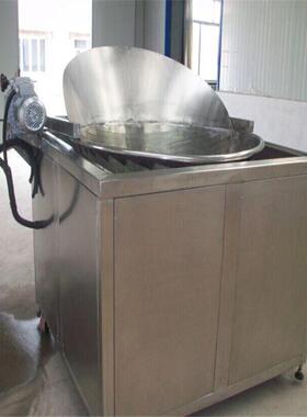 豆腐泡油炸机小型全自动油条机休闲食品油炸流水线