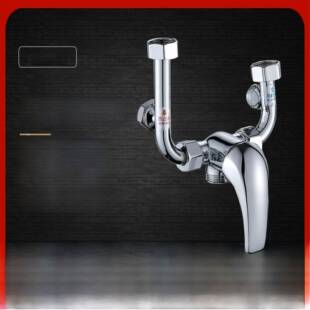 304不锈钢电热水器混合阀表面安装 开关配件淋浴热水和冷水龙头混