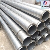 不锈钢镀锌螺风旋风管排风除通尘排51气吸管管道白铁皮尘管焊接风