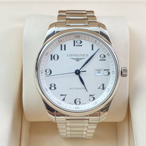 新款全套【9.8新】浪琴名匠系列精钢自动机械男表L2.893.4.78.6