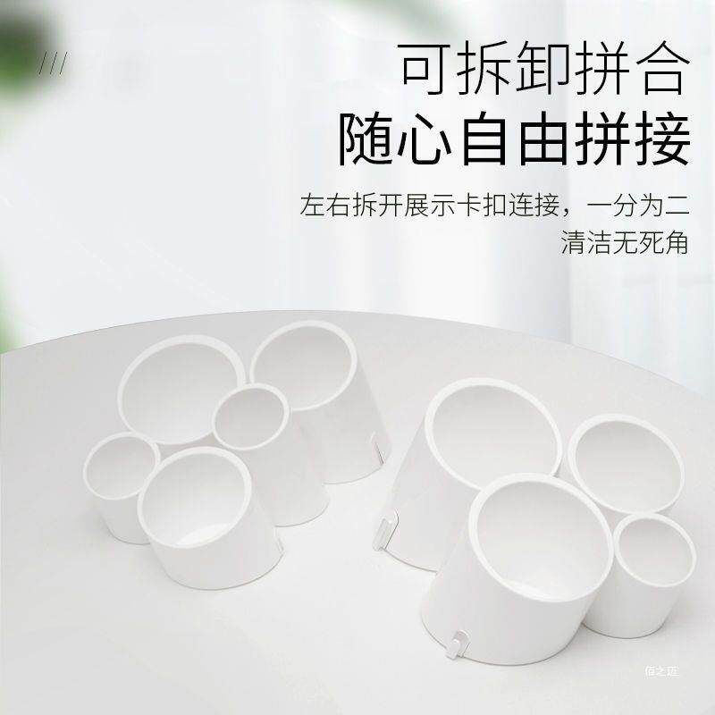 宿学生多功能置蜂巢笔筒斜插式创意收纳盒舍面TPX简约画笔彩桌笔