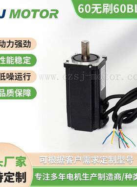 S60BL120直流无刷电机24V48V310V300W0.95Nm3000转低温升厂家现货