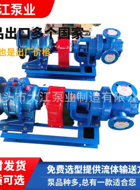 减速机驱动NYP-50不锈钢转子泵高温高粘度转子泵夹套保温沥青泵