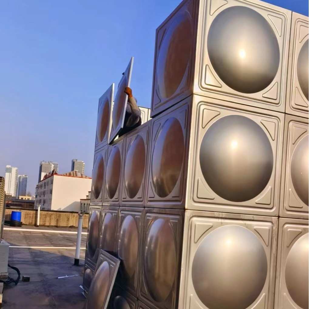 304不锈钢水箱二次供水焊接储水箱50-500立方不锈钢水箱上门安装