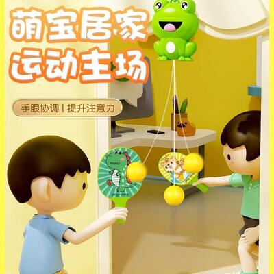 Hanging Table Tennis Trainer for Kids - A Parent-Child Inter