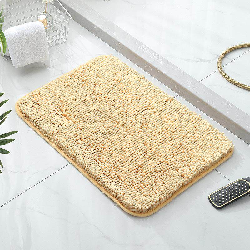 雪尼尔地垫门垫脚垫家用进门垫卧室卫生间浴室防滑垫门口吸水地毯