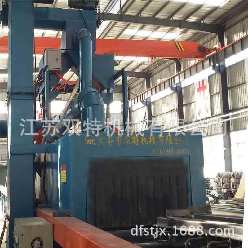 厂家供式应 材型材除丸SHUANG T锈机 HPQ1010通过型材板材铝 喷砂