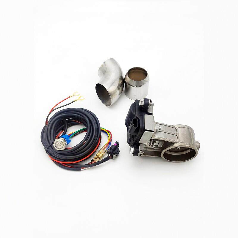 摩托车机车改装直通排气管声浪炸街加装电动阀门排气开关调节声浪