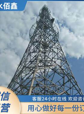 厂家供应多种类钢结构广播电视通讯塔拉线电力钢管杆信号铁塔
