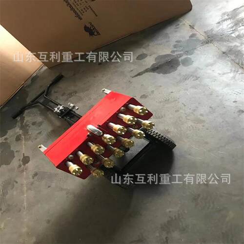 手推式凿毛机 7头小型气动打毛拉毛机 桥面地面凿毛机