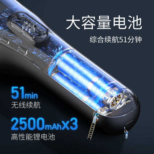 全新升级多功能便携式手持吸尘器大功率无线车用吸尘器宠物吸毛器