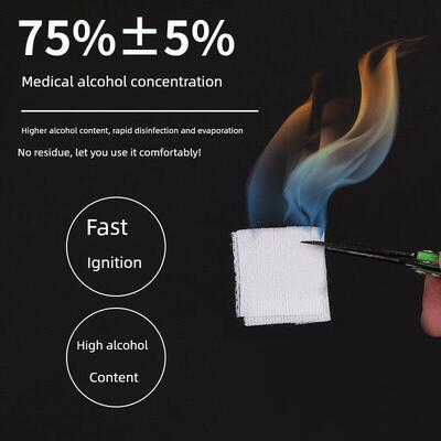 100 set Antiphloosis Isopropyl Alcohol Swab Pads Wet Wipes