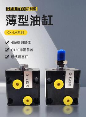 薄型液压油缸CX-LA20/25/32/40/50/63/80/100卧式内牙JOB模具油缸