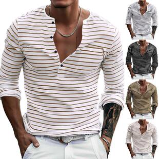 long base sleeved shirt horizontal Men with