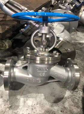 J41W-16RLDN25全不锈钢法兰截止阀石油化工蒸汽截止阀