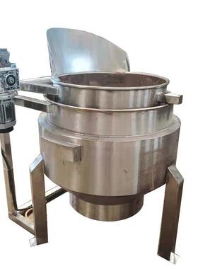 蒸蓝汽秋葵漂烫夹层锅菠菜西RGZ花大型智能山野菜自动翻筐焯水锅