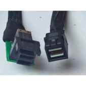 SAS SFF Mini 8643公母线测试保护数据线 公对母座延长对接头