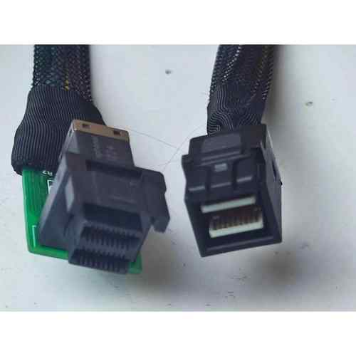 Mini SAS HD SFF-8643公母线测试保护数据线 公对母座延长对接头