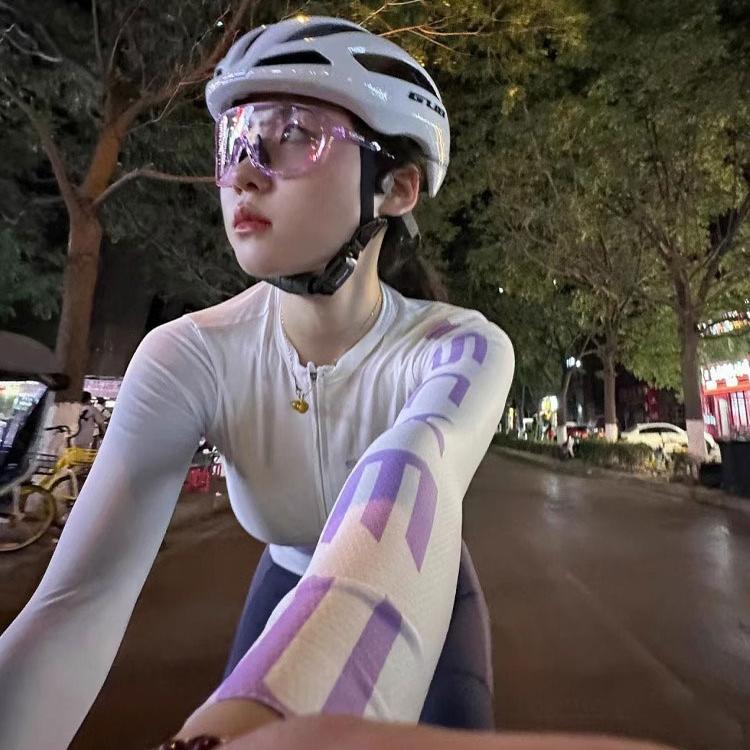 2026新款骑行服女款春秋季女士长袖速干透气防晒公路自行车上衣