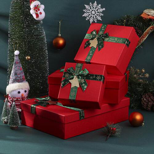 large empty christmas box giftbox present packaging圣诞包装