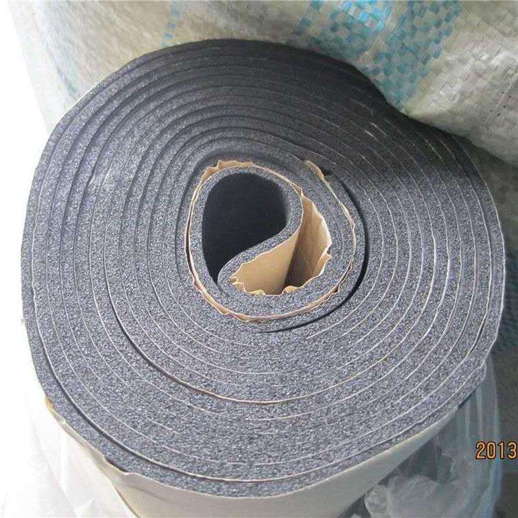 铝箔自粘不干胶橡塑板 防火阻燃隔热橡塑板 保温减震橡塑板