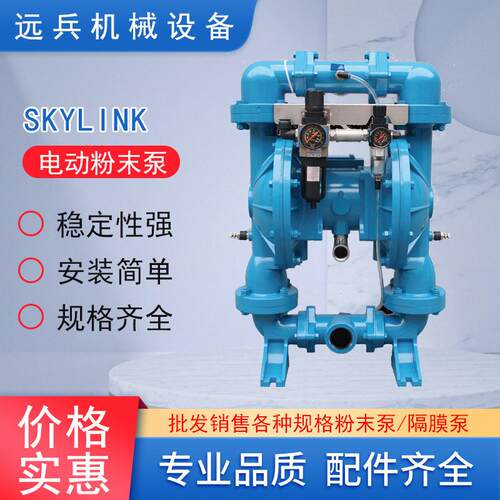 SKYLINK斯凯力\粉末泵防腐蚀气动隔膜泵PDSK80/3AAA/NEPN/0B0